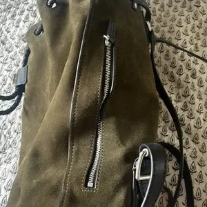 rag & bone | Bags | Rag And Bone Green Suede Loaner Backpack  display picture 3